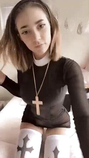 Guess it’s true what they say about Catholic schoolgirls...