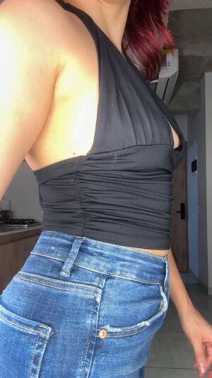 Ripped Clothing Clothed Long Hair Small Tits