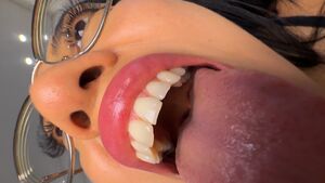 Tongue Job Giantess Lips Lipstick Tiny