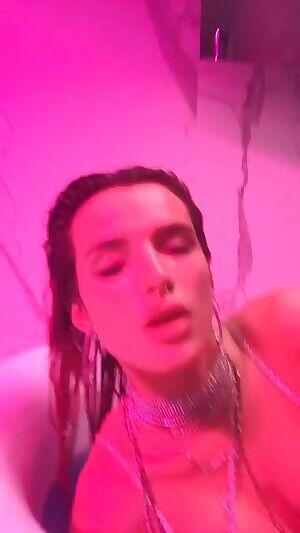 In the bath