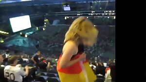 Flashing at the stadium