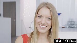 Amateur Blonde Ass Fucked by Huge Black Cock
