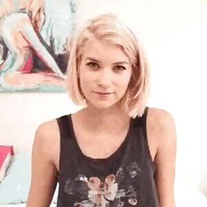 Blonde brat wipes cocaine from her nose while glancing hungrily offscreen at the cocks getting primed to fucking destroy her.