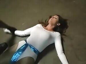 Top pulled down and tits played with against her will