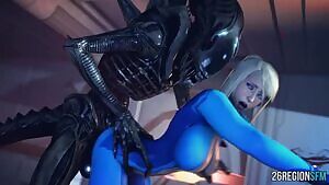 Samus VS Xenomorph
