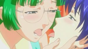 Lesbian Hentai Anime Kissing Nipple Play