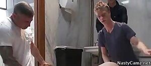 when your buddy's slicing some apples while you check the dough's firmness