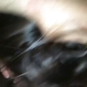 Pushing her head down