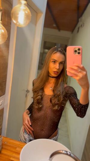 Not Nude Blonde Fishnet Hottie Sexy