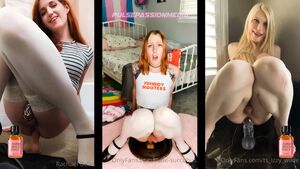 Feminization/Sissy Captions Anal Play Caged Chastity