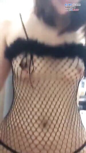 Playing with her tail