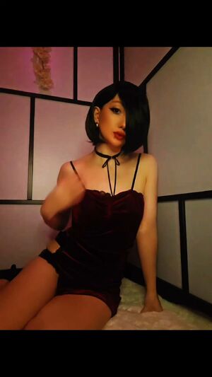 UwU Heaven Asian Babe Brunette Cosplay