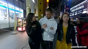 Two Japanese Girls Share a BWC