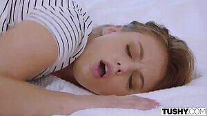 Gia Derza gets double penetrated for the first time