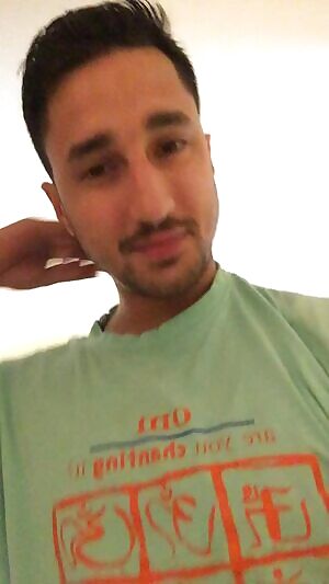 Just a skinny Indian dude taking his shirt off :P