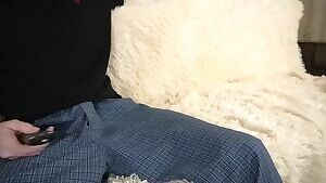 Use her mouth to cum while you watch tv