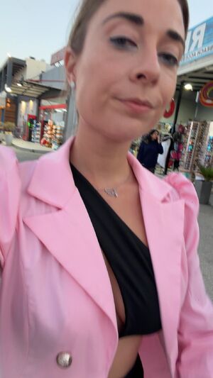 Braless Boobs Flashing Nipple Piercing Nipples