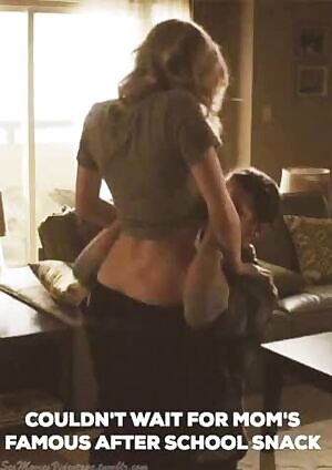 Mom's always there to feed me after school.