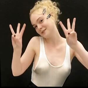 I want someone to help me cum to Elle Fanning