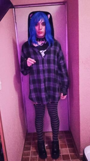 Feminized Doll Femboy Girl Dick Goth
