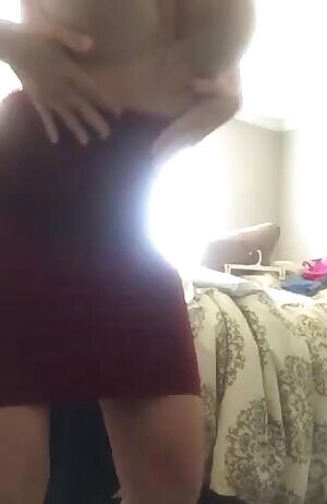 Wife putting on a show..