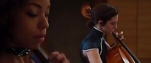 Allison Williams and Logan Browning lesbian plot in The Perfection