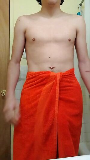 A slow towel reveal