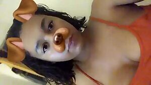 Cutie with huge cock