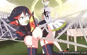 Ryuko sucks at Tennis...
