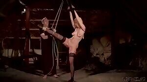 Big tits blonde punished and humiliated