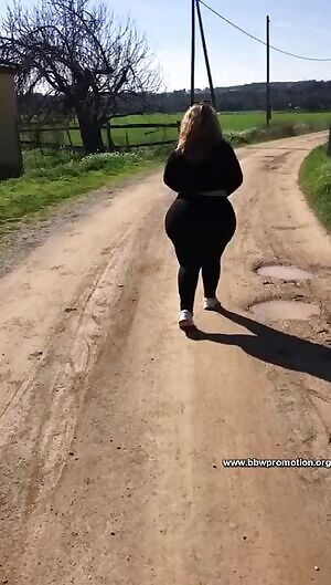 PAWG Walking Outside