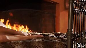 Ali Rose spreads her legs