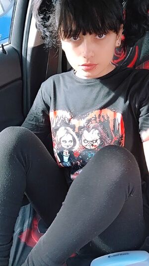 Goth Feet Car Foot Petite Tease