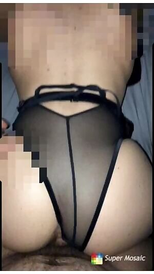 fucking my wifes tight pussy from behind