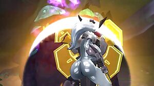 Nude Project Leona 1v1ing gromp