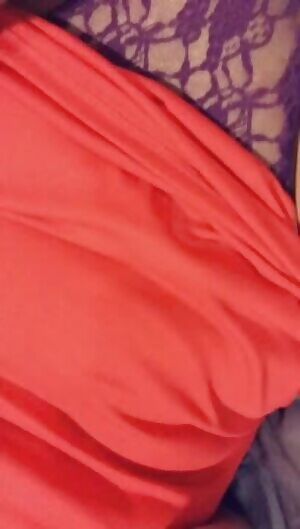 My Asian clit peeking through the lace 😉