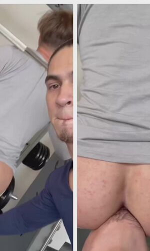 Gay Ass Eating Asslicking Brother Gym