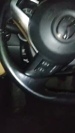 Crazy ghetto bitch pisses all over her ex's GF's car