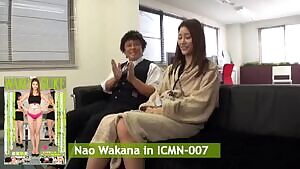 Fucking the lingerie model Nao Wakana