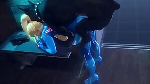 Samus hounded and pounded