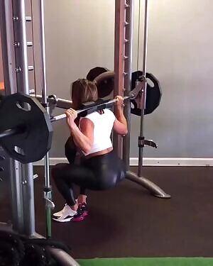 Leg day at the gym