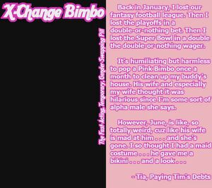 X-Change Bimbo Blonde Cheating Fake Boobs