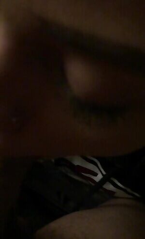 Cute BJ in the dark.