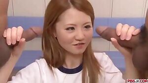 Fun After Training with Two Cocks 💕