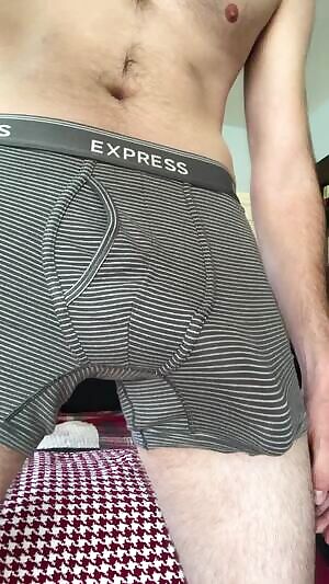 Bulging and throbbing in my boxer briefs
