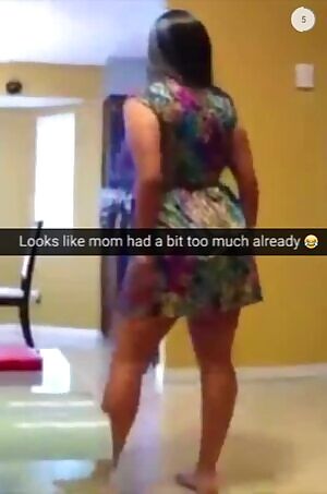 Mom got drunk before the party