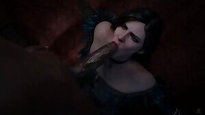 Yennefer blowjob
