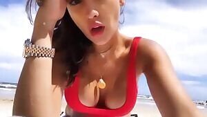 Eiza Gonzalez was kind enough to send this video to the virgin cucks who paid for her watch and the vacation with her black bull