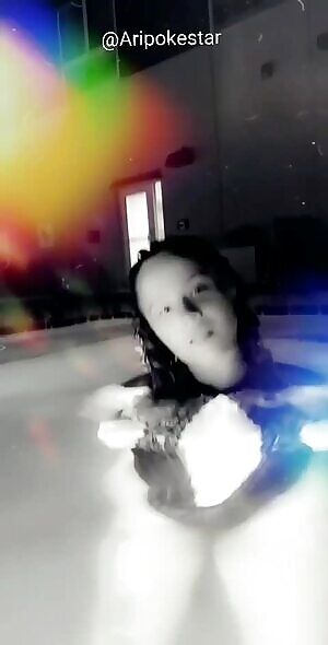 In The HotTube In My Lingerie 💦