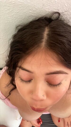 Rub your big white cock all over this mixed asian whore <3